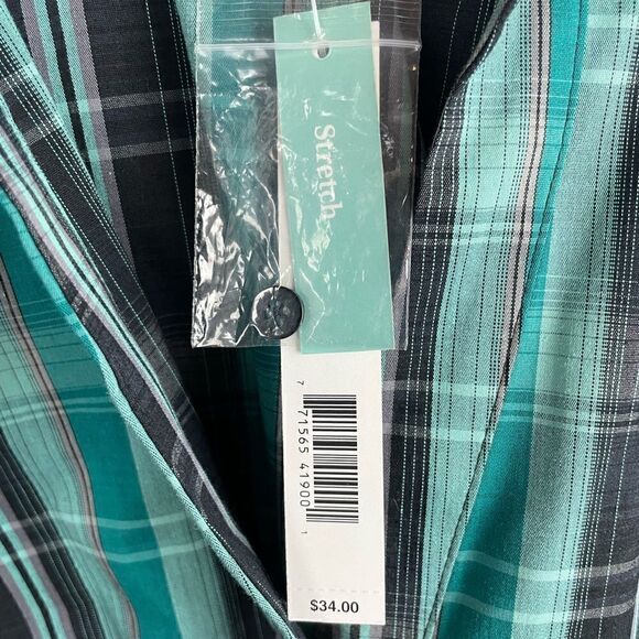 NWT Apt. 9 Stretch Fit Sleeveless Button Down Shirt Size M - Picture 7 of 8